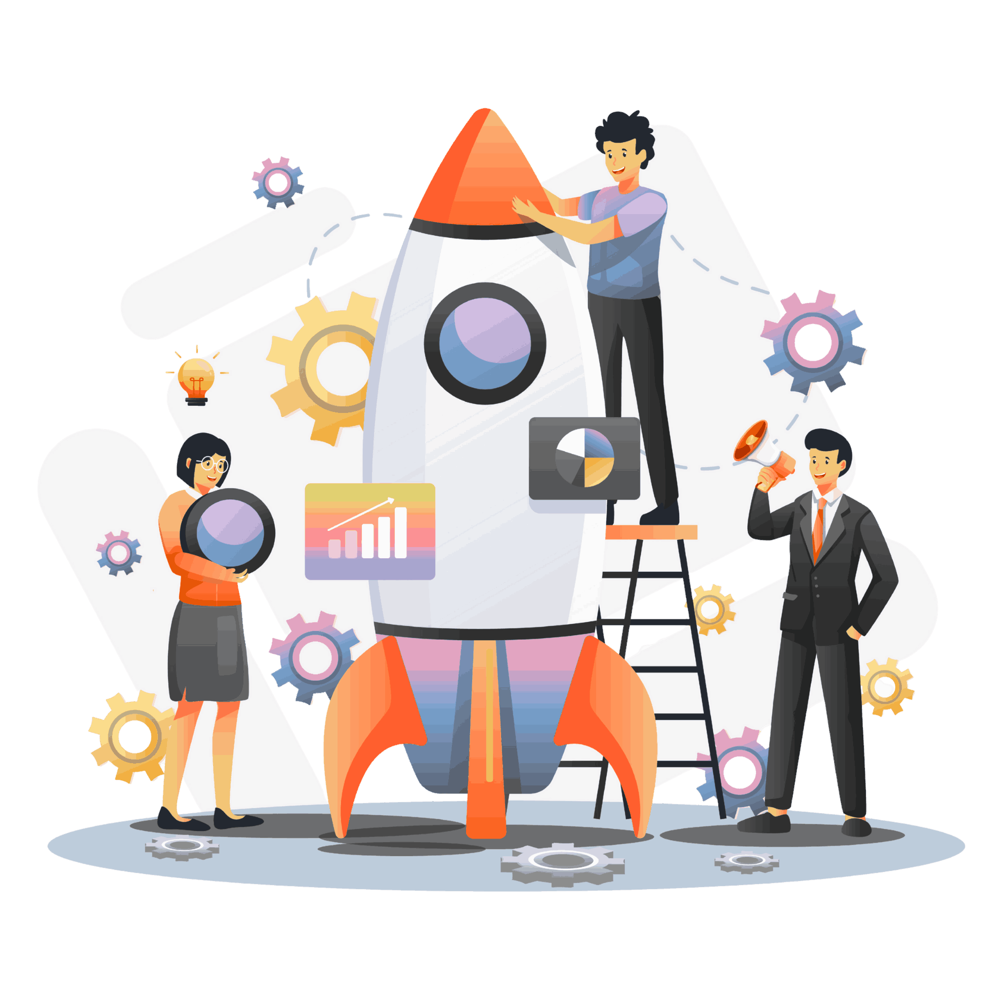 We work with enterprises &
startups to build winning product experiences.